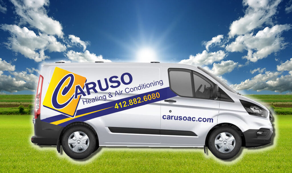 Caruso Heating and Air Conditioning Van